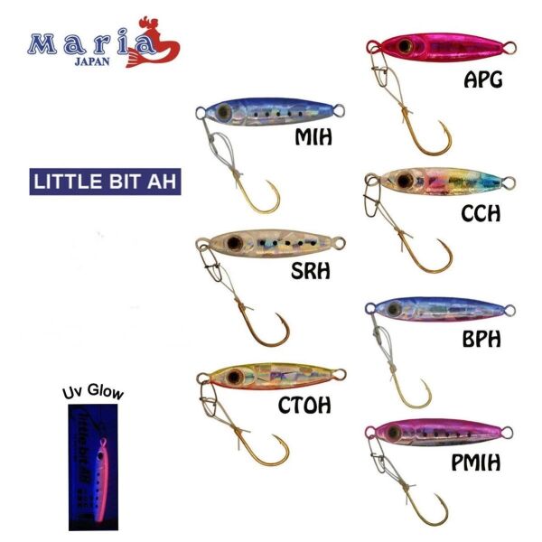 Maria Little Bit AH 12 gr Jig Yem ( UV Glow )