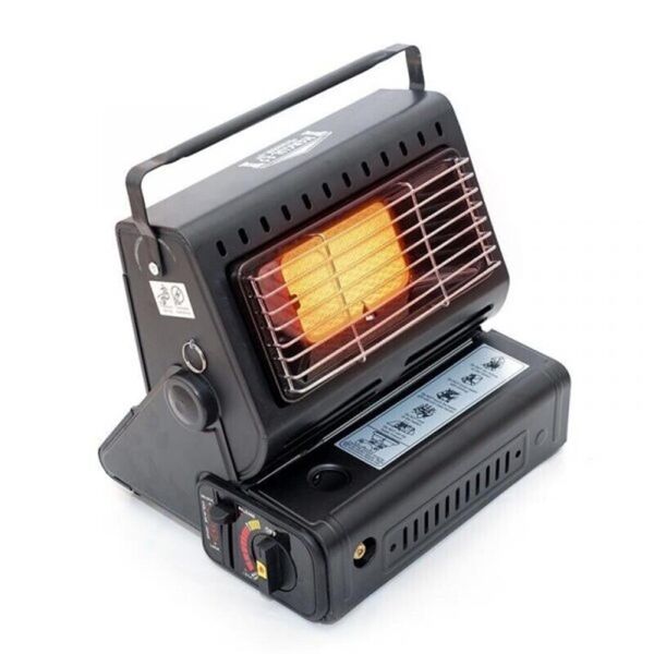 Taşınabilir Gazlı Ocak Portatif Kamp Sobası Siyah