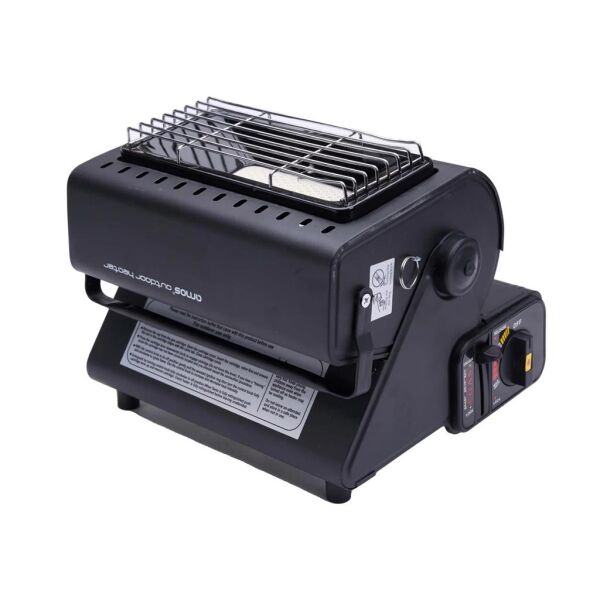 Taşınabilir Gazlı Ocak Portatif Kamp Sobası Siyah