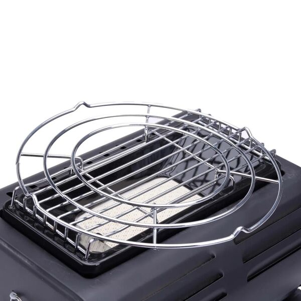 Taşınabilir Gazlı Ocak Portatif Kamp Sobası Siyah