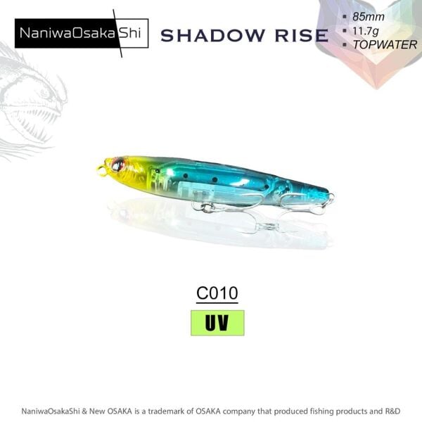Osaka Shadow Rise Topwater 85 mm 11.7 gr Su Üstü Maket Balık C010