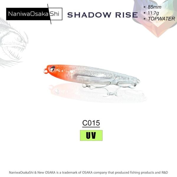 Osaka Shadow Rise Topwater 85 mm 11.7 gr Su Üstü Maket Balık C015