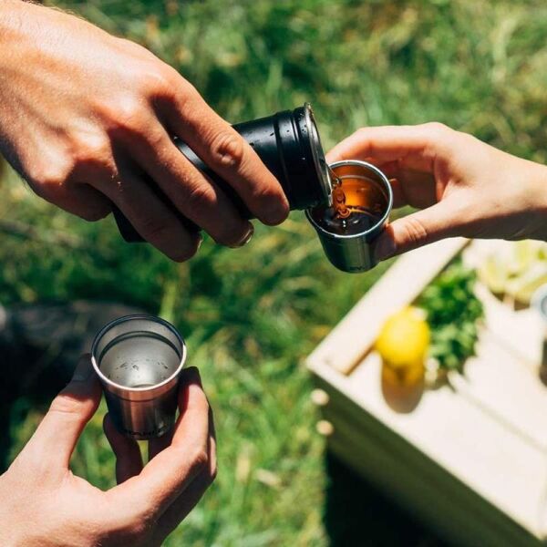 Stanley Adventure Çelik Shot Bardak ve Matara Seti YEŞİL