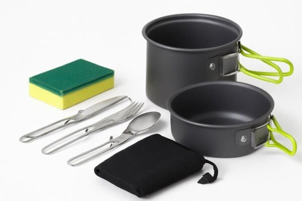 Mini Tencere Tava Seti [ Kampçı Mutfak Seti ]