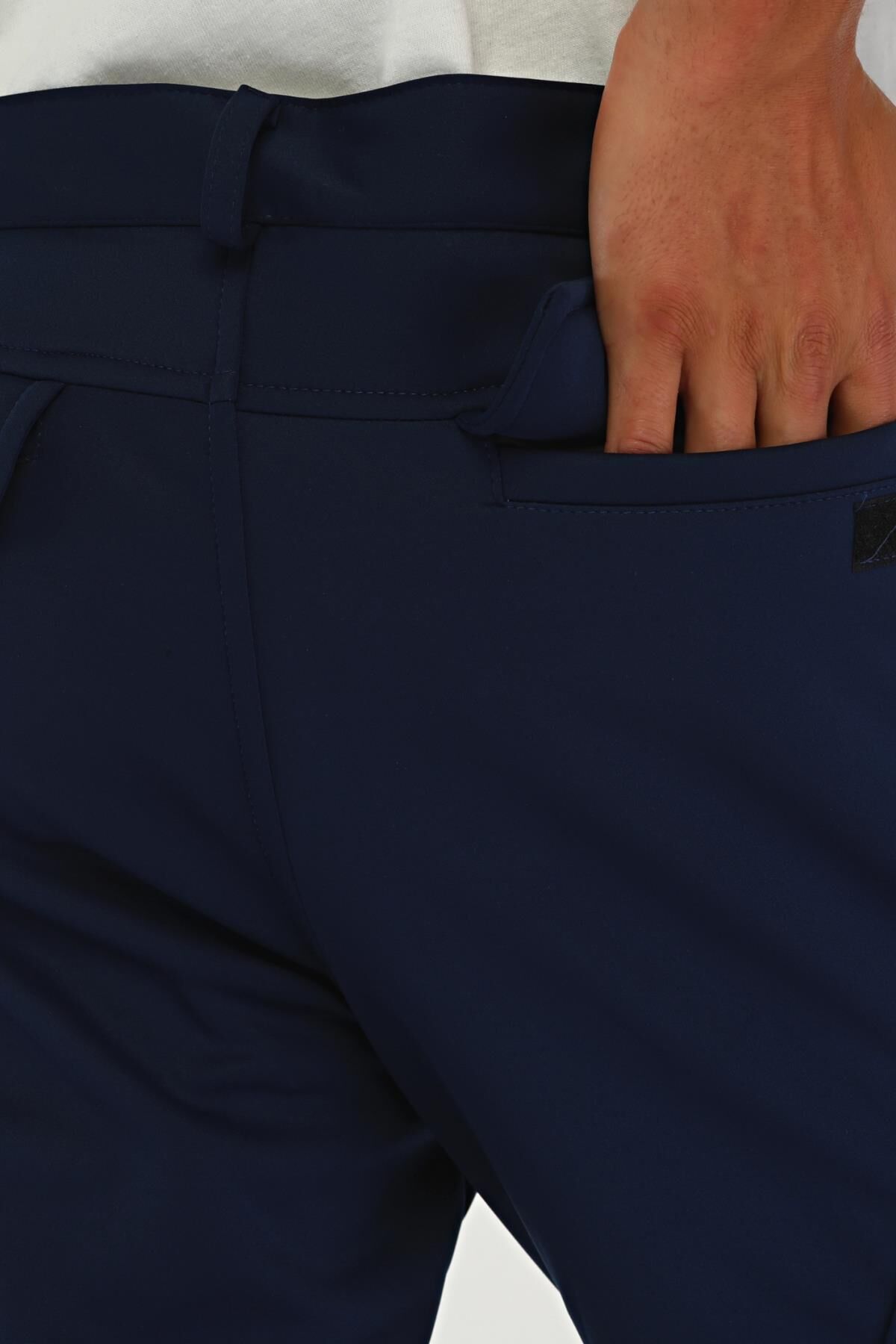 North Trace Expedition Kargo Cepli Erkek Softshell Pantolon LACİVERT - 2XL