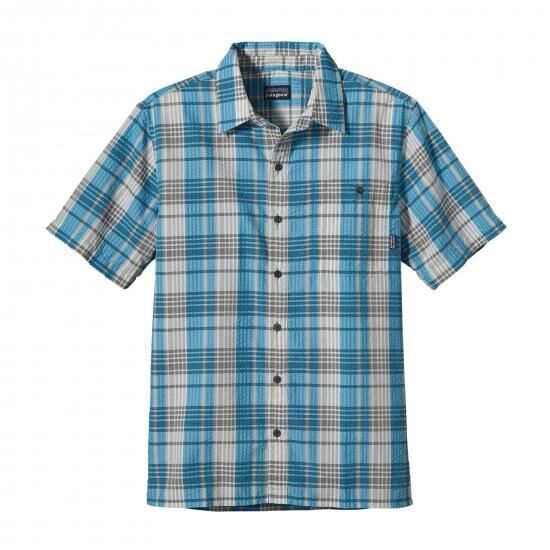 Patagonia Men's Puckerware® Shirt Gömlek Gri-Beyaz - XS