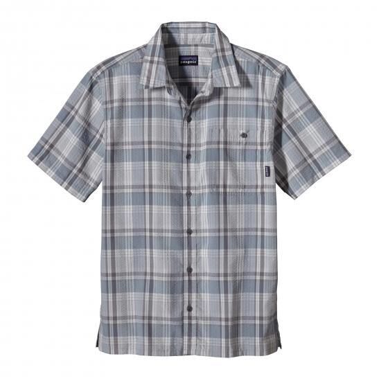 Patagonia Men's Puckerware® Shirt Gömlek Gri-Beyaz - XS