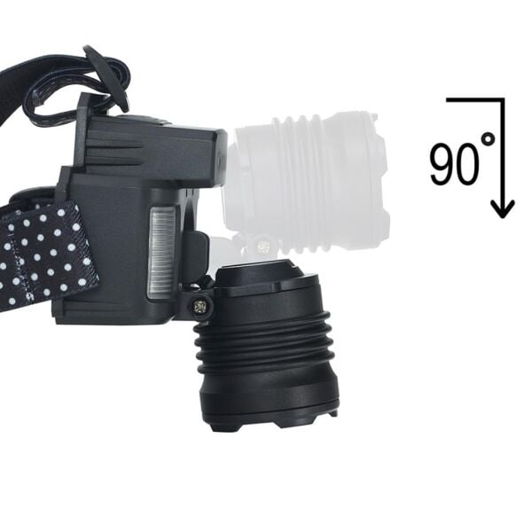 Black Watton Sensörlü CREE TG Led Şarjlı 6.000 Lümen Kafa Lambası