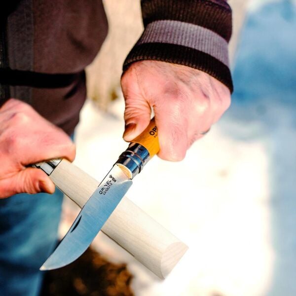 Opinel No 8 Akçaağaç Saplı Paslanmaz Çelik Çakı