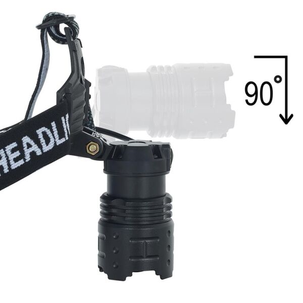 Black Watton GT100 Led Şarjlı 8.000 Lümen Kafa Lambası