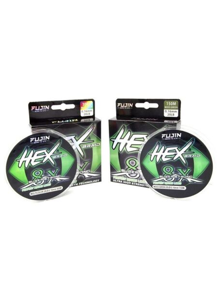 Fujin Hex Braid 8x Multi Color PE Örgü İp 150 mt MULTİCOLOR - 0,12 mm