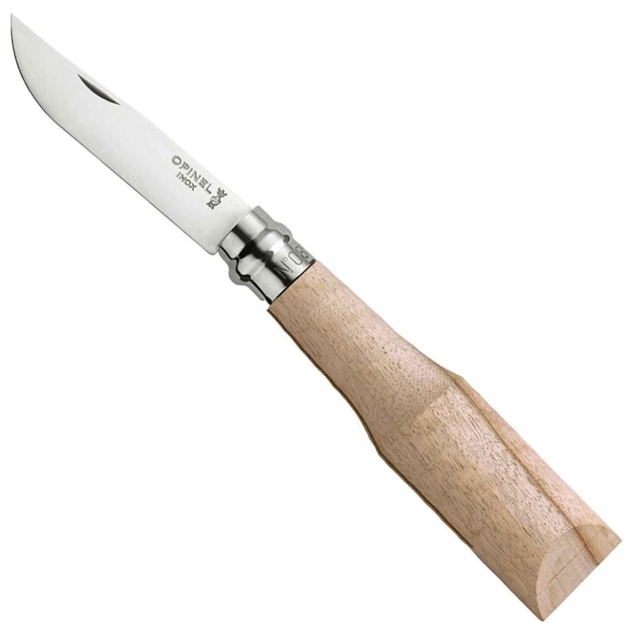 Opinel No 8 Ceviz Ağacı Saplı Paslanmaz Çelik Çakı