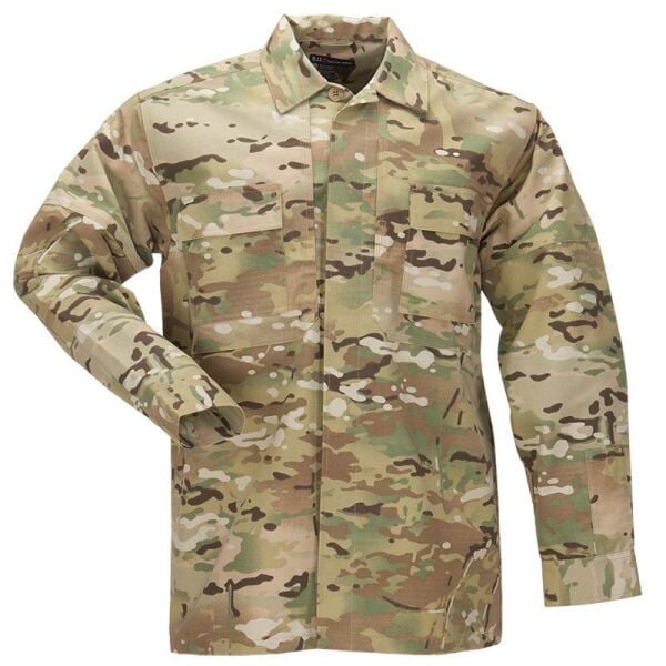 5.11 RipStop TDU L/S Shirt Uzun Kollu Gömlek (MultiCam)
