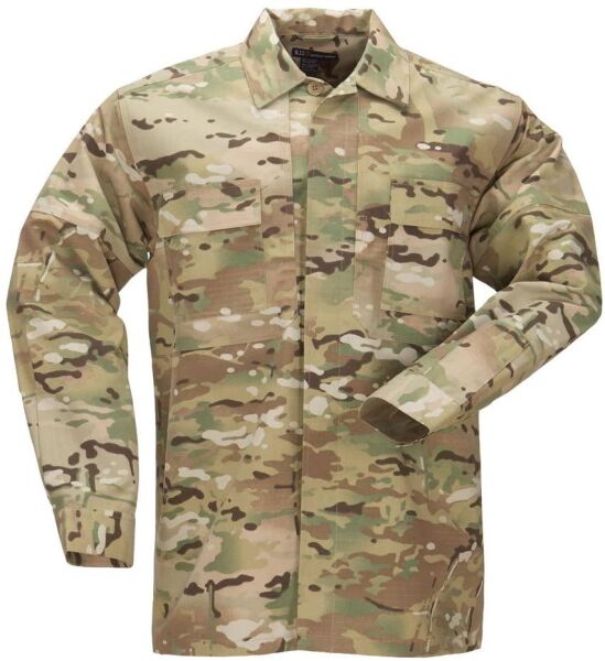 5.11 RipStop TDU L/S Shirt Uzun Kollu Gömlek (MultiCam)