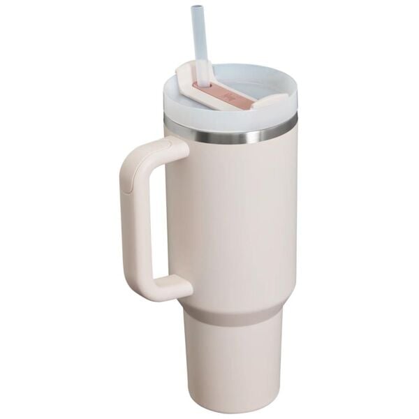 Stanley Quencher Pipetli Termos Bardak 1.18 Lt Rose Quartz