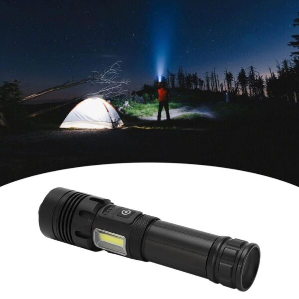 Black Watton 7 Mod TX6 Powerbank 3.000 Lümen El Feneri