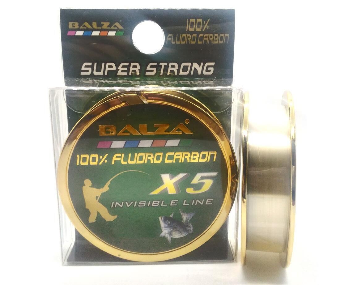 Balza X5 100% Fluora Carbon Süper Strong Olta Misinası 50Mt 0,38 MM