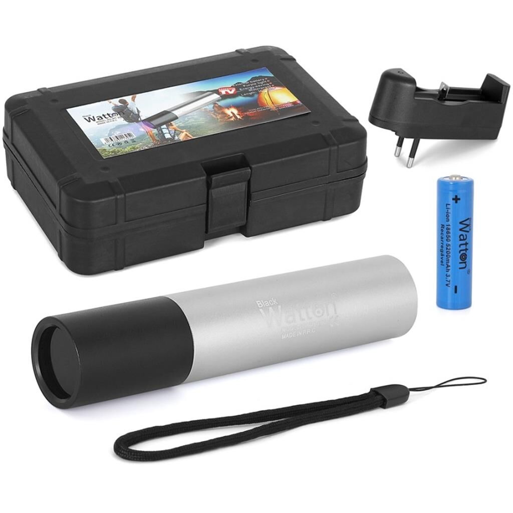 Black Watton 15 Watt 365NM Ultraviyole Sahte Para Işığı