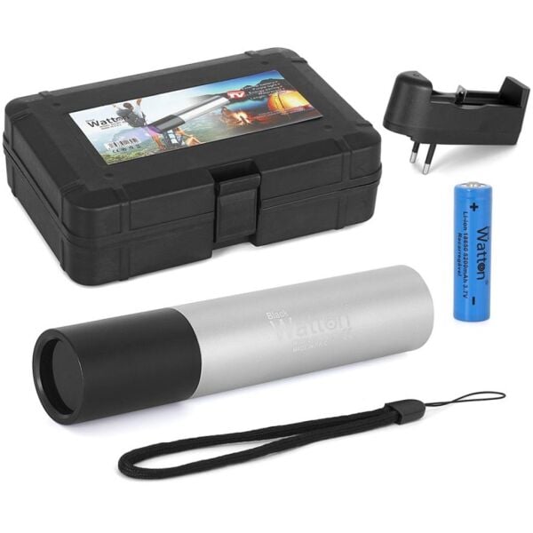 Black Watton 15 Watt 365NM Ultraviyole Sahte Para Işığı