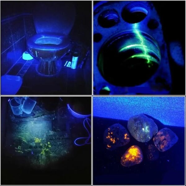 Black Watton 15 Watt 365NM Ultraviyole Sahte Para Işığı