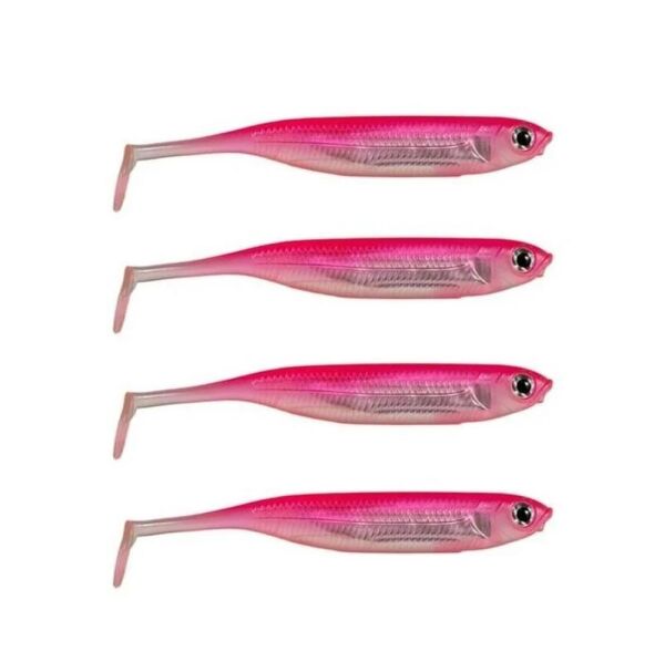 Ryuji Real Fish 10cm Silikon Yem [4 Adet] PİNK