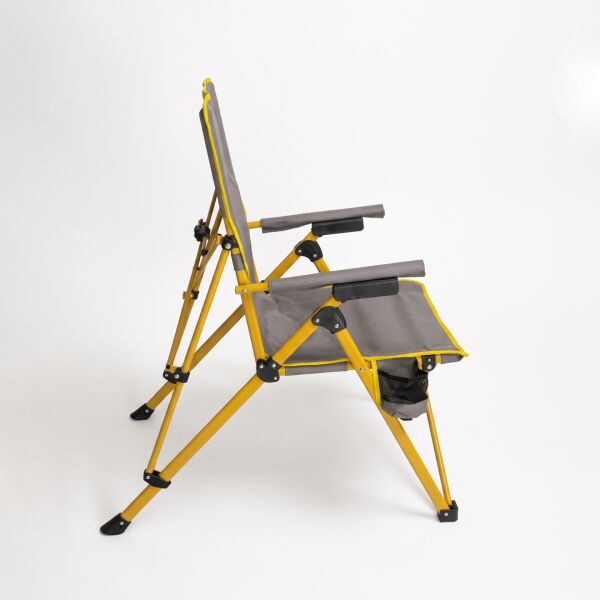 Madfox Meadow 3 Kademeli Katlanır Kamp Sandalyesi Steel Mustard