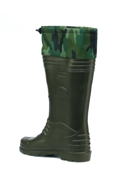 Akınal Bella Konçlu Büzmeli Su Geçirmez Eva Çizme HAKİ - 44-45