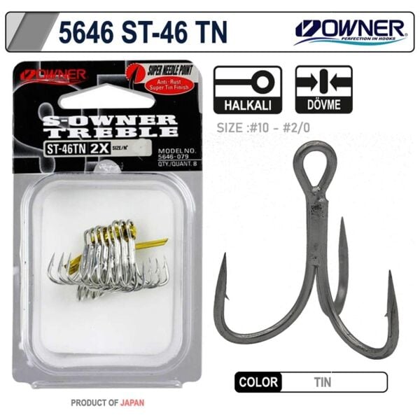Owner 5646 ST-46TN 2X Tin Çarpma İğne NO:8