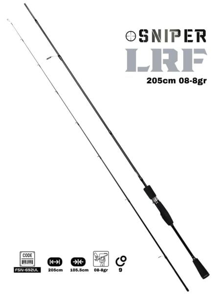 Fujin Sniper 205cm 08-8gr LRF Kamışı
