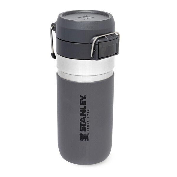 Stanley The Quick Flip Paslanmaz Çelik Soğuk Su Termosu 0.47 LT Füme