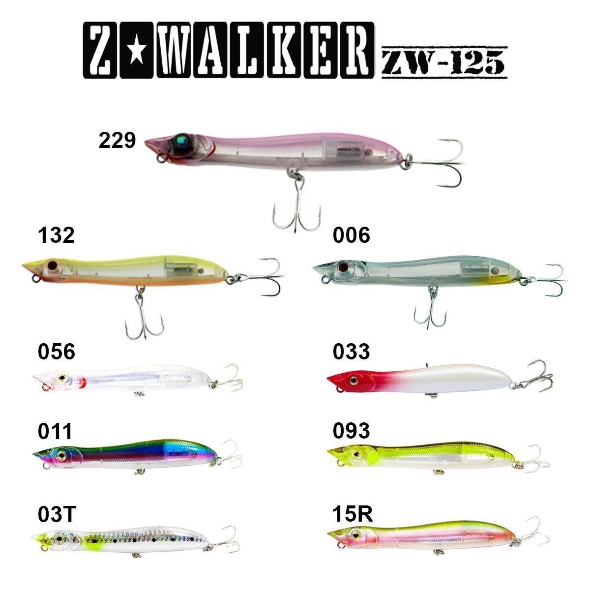 Fujin Z-Walker 125mm 18gr Su Üstü Suni Yem 229