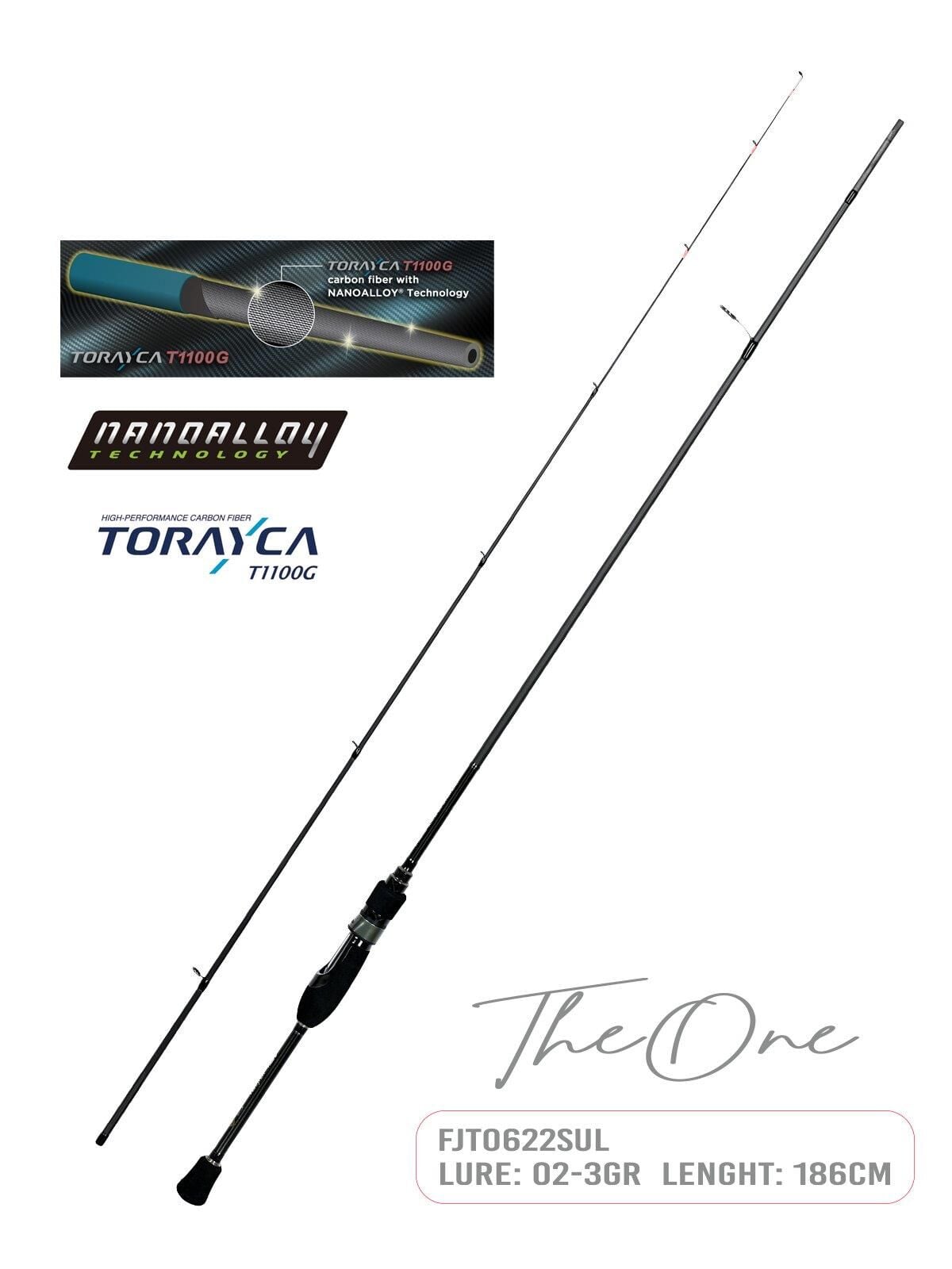 Fujin TheOne 186cm 02-3gr LRF Kamışı 622SUL