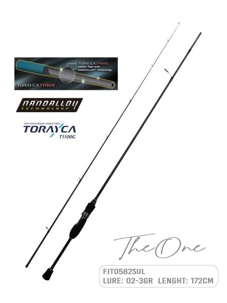 Fujin TheOne 172cm 02-3gr LRF Kamışı 582SUL