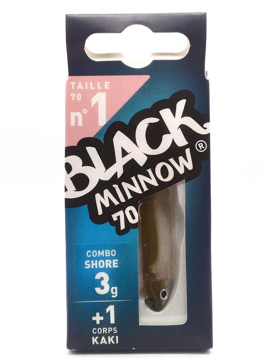 Fiiish Black Minnow BM70\1 BM492 Combo Shore 3Gr Silikon Yem-Kaki