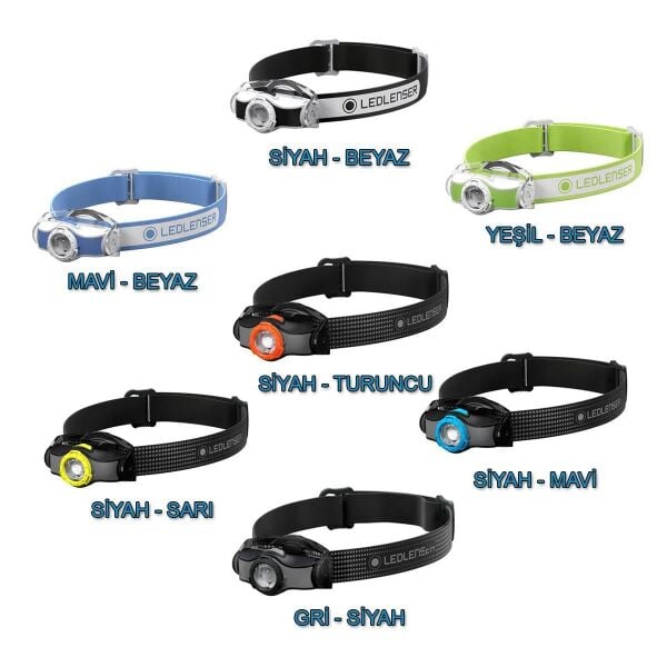 Ledlenser MH5 400 Lümen Kafa Feneri YEŞİL/BEYAZ
