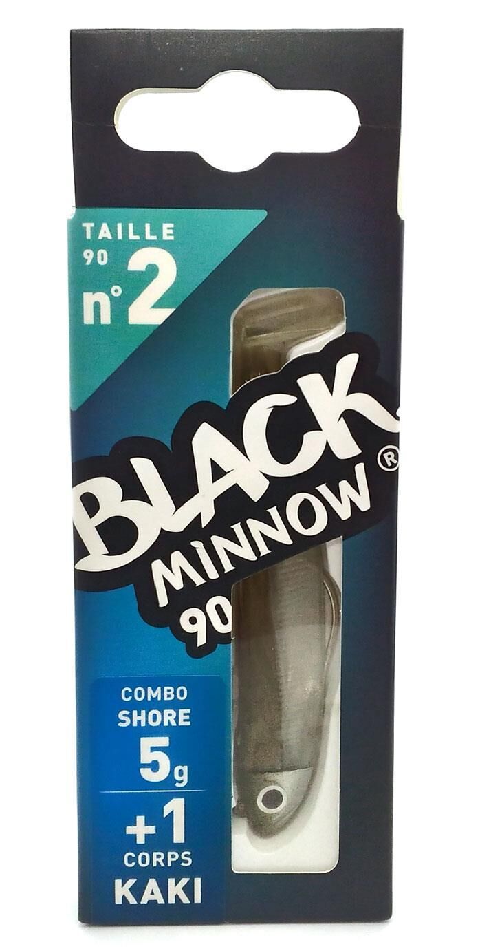 Fiiish Black Minnow BM90\2 BM189 Combo Shore Silikon Yem-Kaki