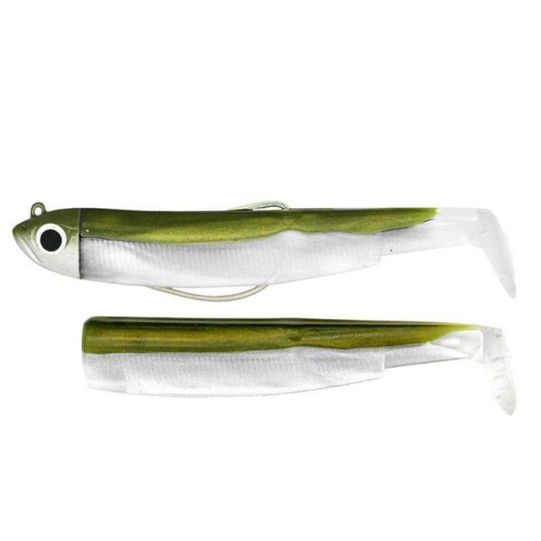 Fiiish Black Minnow BM90\2 BM189 Combo Shore Silikon Yem-Kaki
