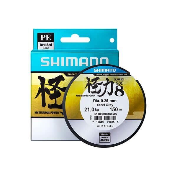 Shimano Kairiki PE Olta Misinası 300Mt Steel Gray - 0,07 MM
