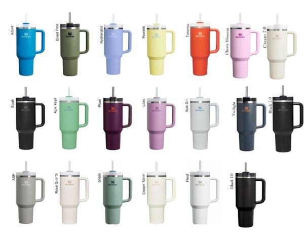 Stanley Quencher H2.O FlowState Tumbler Pipetli Termos Bardak 1.18 Lt