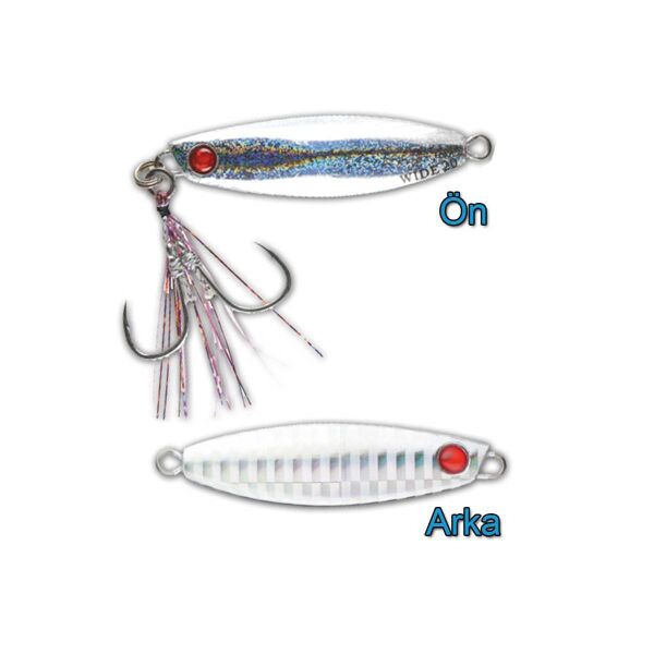 Hayabusa Jack Eye Shot Slow Wide 20gr Jig Yem UV Shrimp Glow