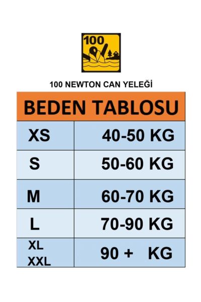 Mesica GDR-001 100 Newton Boyunduruk Can Yeleği YETİŞKİN