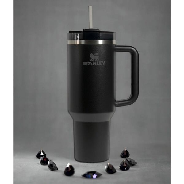 Stanley Quencher H2.O FlowState Tumbler Pipetli Termos Bardak 1.18 Lt SİYAH