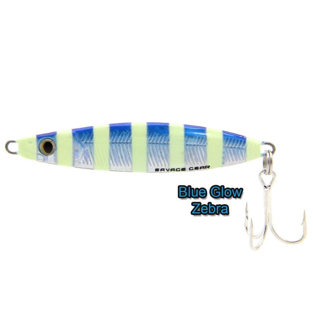 Savage Gear Psycho Sprat 35Gr 7,3cm Jig Yem BLUE GLOW ZEBRA