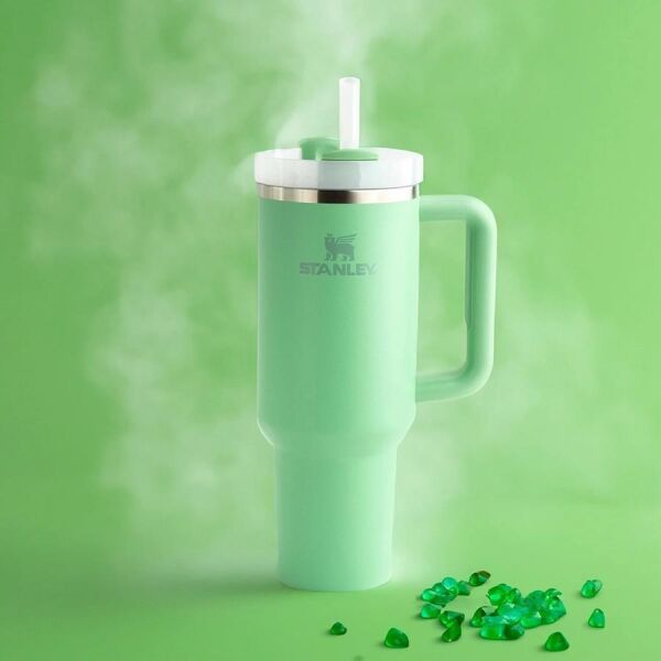 Stanley Quencher H2.O FlowState Tumbler Pipetli Termos Bardak 1.18 Lt AÇIK YEŞİL