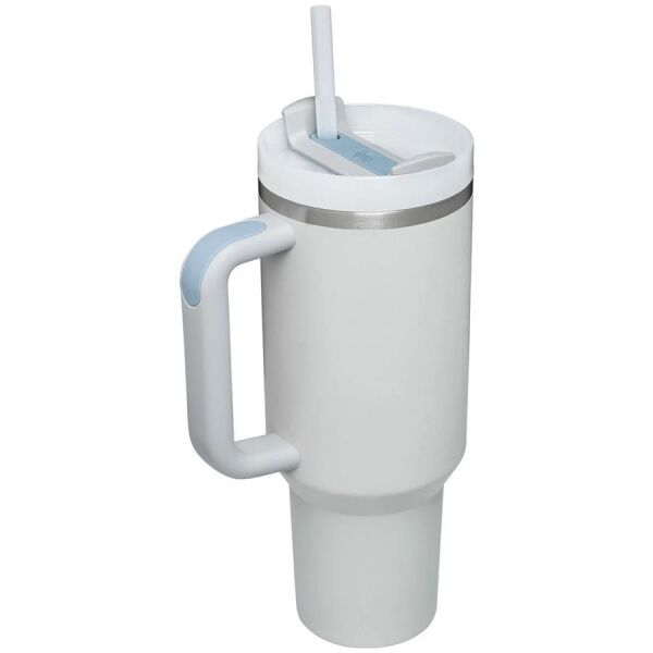 Stanley Quencher H2.O FlowState Tumbler Pipetli Termos Bardak 1.18 Lt Açık Gri