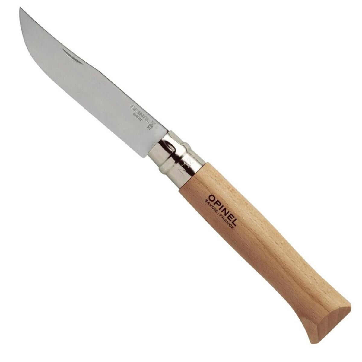 Opinel Inox No 12 Kayın Saplı Paslanmaz Çelik Çakı