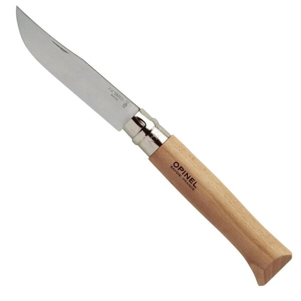 Opinel Inox No 12 Kayın Saplı Paslanmaz Çelik Çakı
