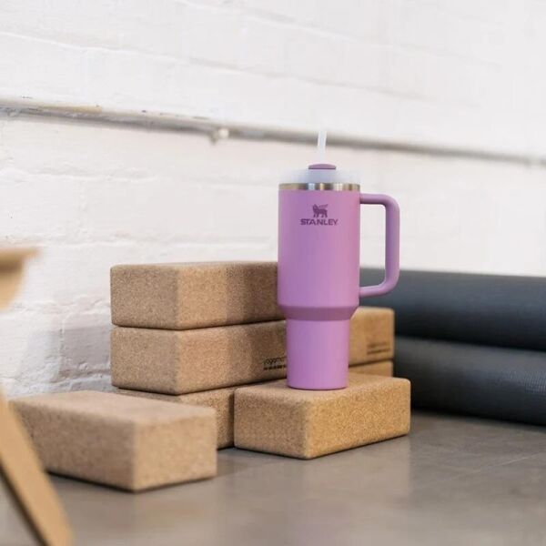 Stanley Quencher H2.O FlowState Tumbler Pipetli Termos Bardak 1.18 Lt Lilac