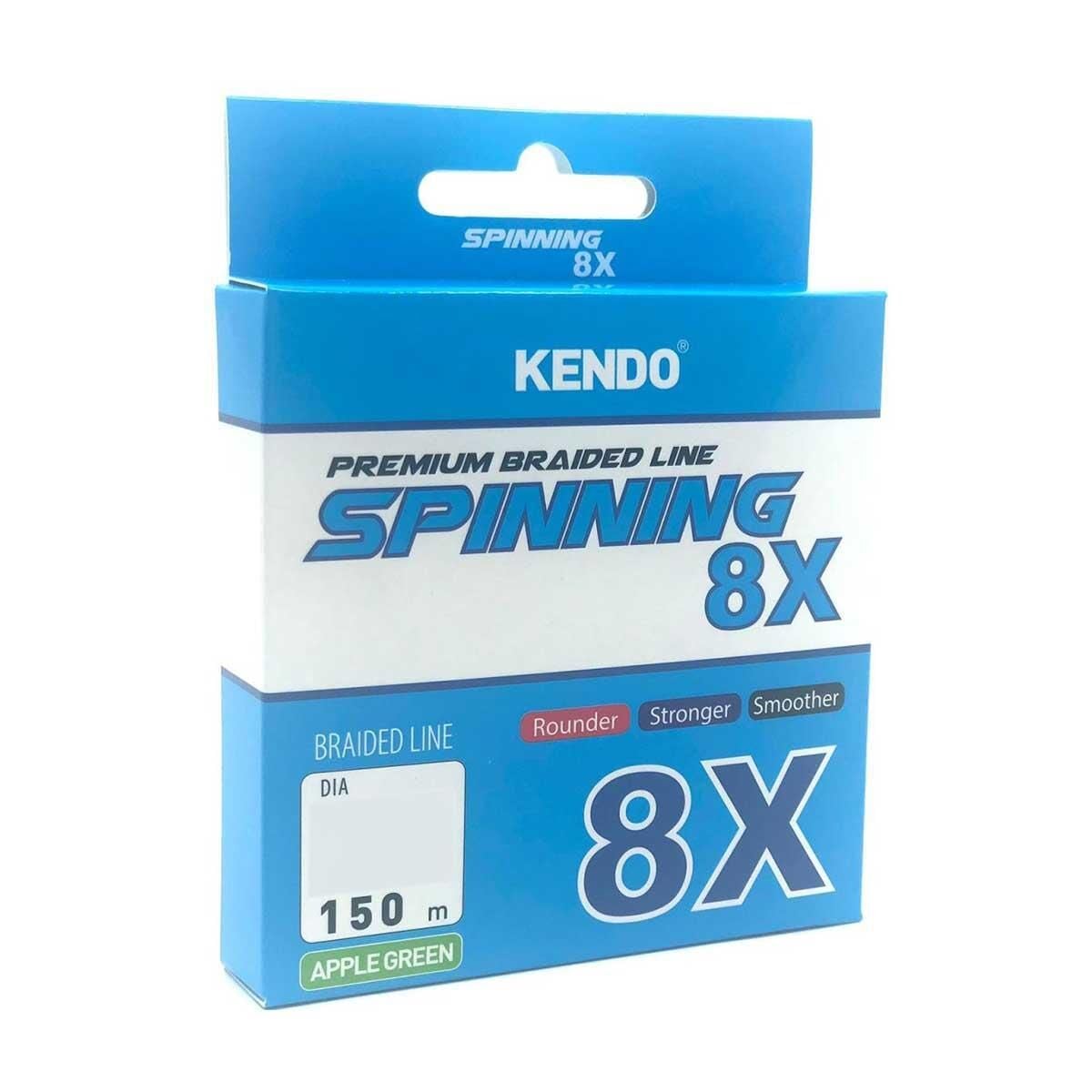 Kendo Spinning 8X Fighting ( Apple Green ) Örgü İp Olta Misinası 150mt APPLE GREEN - 0,21 MM