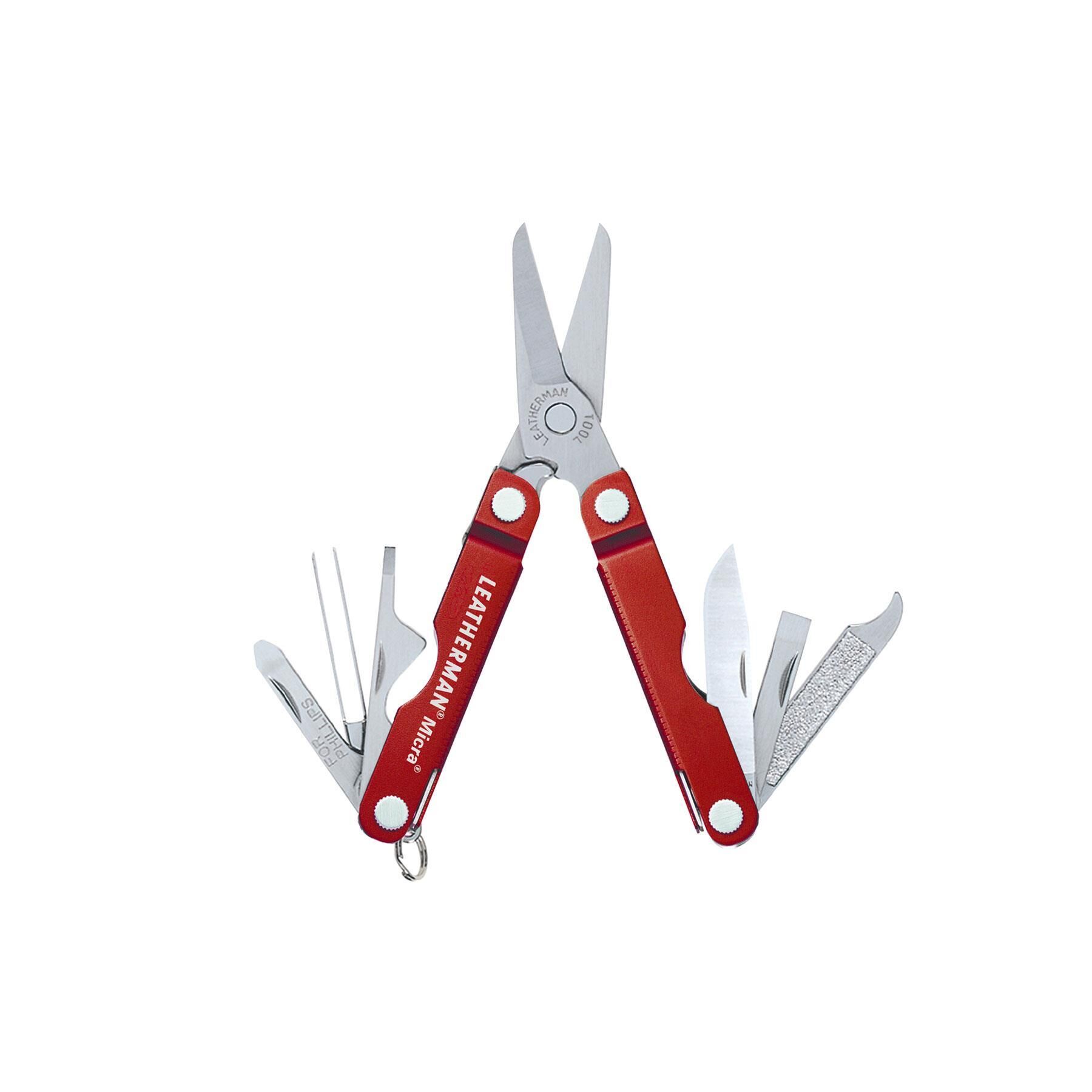 Leatherman Micra Aluminum Fonksiyonel Çakı KIRMIZI